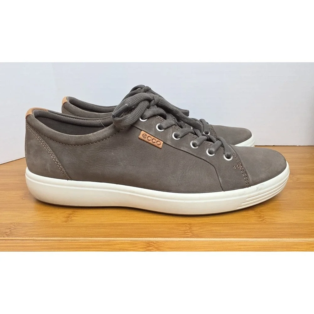 ECCO Men's Soft EU 43 9-9.5 Leather Sneaker